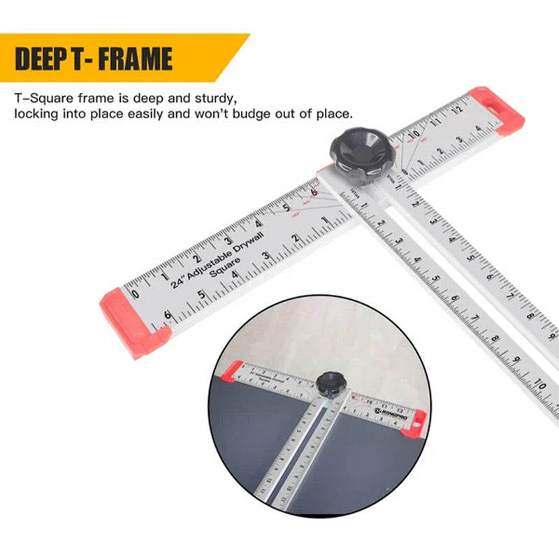 π₯Hot Sale 50% OFFπ₯24 Inch Adjustable T-Square