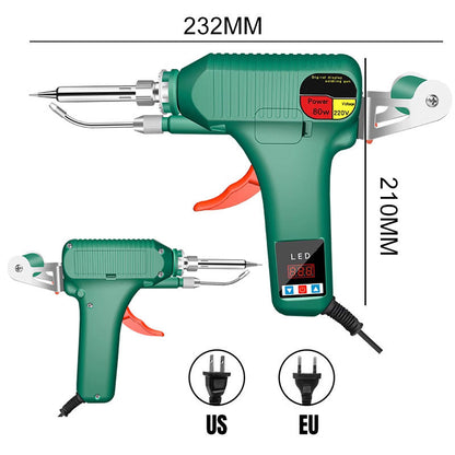 🔥Hot Sale 50%🔥High Power Digital Display Manual Automatic Tin Wire Feeding Electric Soldering Iron