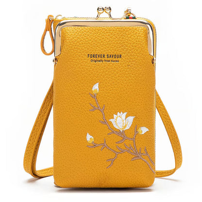 🔥2025 Hot Sale 50% OFF🔥Women Sling Cross-Body Wallet with Mobile Cell Phone Holder