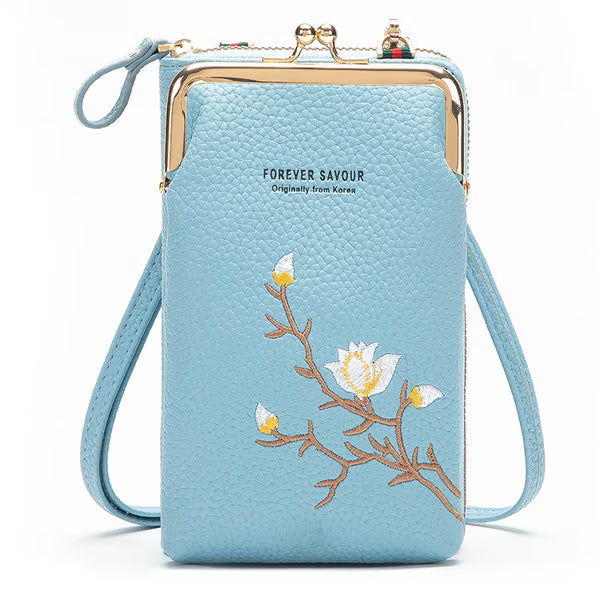 🔥2025 Hot Sale 50% OFF🔥Women Sling Cross-Body Wallet with Mobile Cell Phone Holder