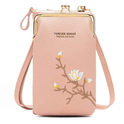 🔥2025 Hot Sale 50% OFF🔥Women Sling Cross-Body Wallet with Mobile Cell Phone Holder