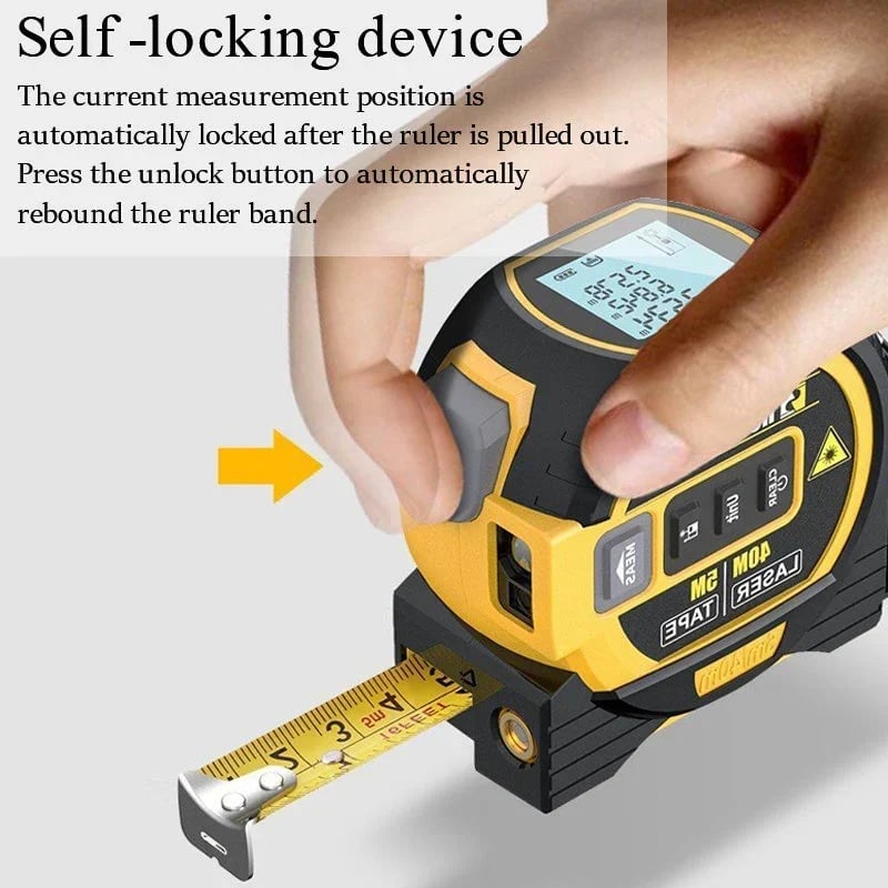 🔥New Best Seller 50% OFF⏳3-In-1 Infrared Laser Tape Measuring