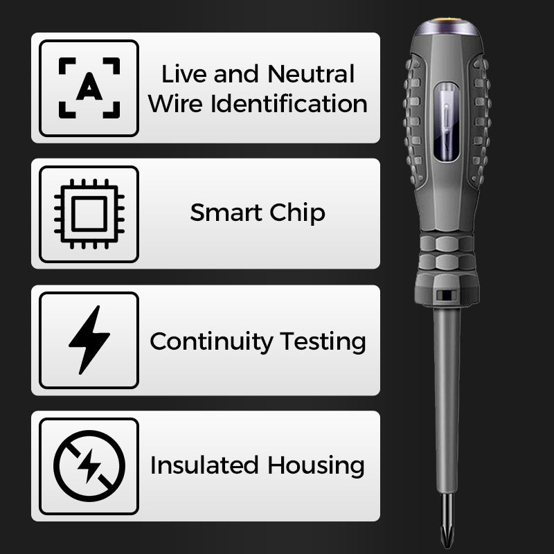 🎅Christmas Pre-sale🎁2-in-1  High Torque Strong Magnetic Screwdriver Electricity Detector