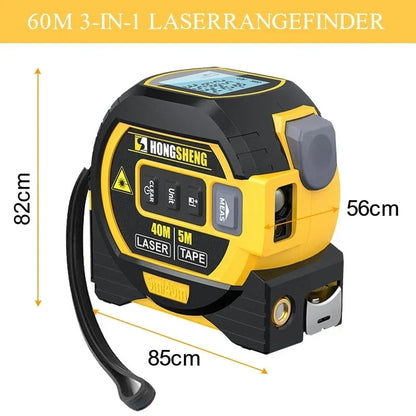 🔥New Best Seller 50% OFF⏳3-In-1 Infrared Laser Tape Measuring
