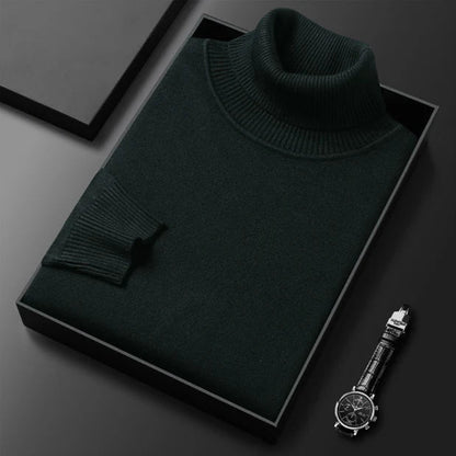 🌲New Year Sale🌲Men's Solid Color Premium Cashmere Sweater-buy 2 free shipping