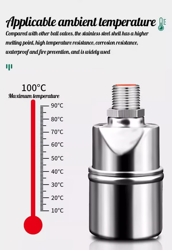 🥰2025 New Hot Sale - 50% OFF✨304 Stainless Steel Fully Automatic Water Level Control Float Valve
