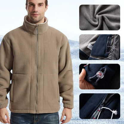 🔥Winter Hot Sale🔥Free Shipping - Men's Double Face Fleece Jacket (70% OFF)