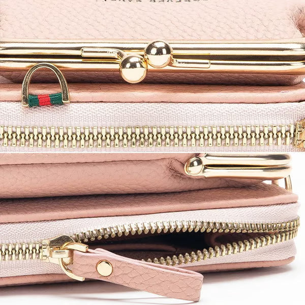 🔥2025 Hot Sale 50% OFF🔥Women Sling Cross-Body Wallet with Mobile Cell Phone Holder