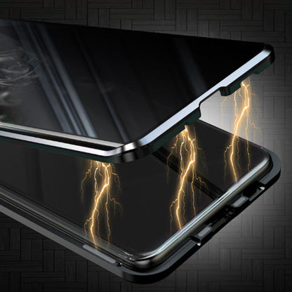 📱"Supports fingerprint unlock👆🔓Magnetic phone case with privacy screen for Samsung S21-S25 series