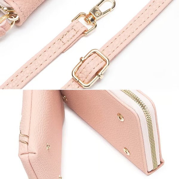 🔥2025 Hot Sale 50% OFF🔥Women Sling Cross-Body Wallet with Mobile Cell Phone Holder