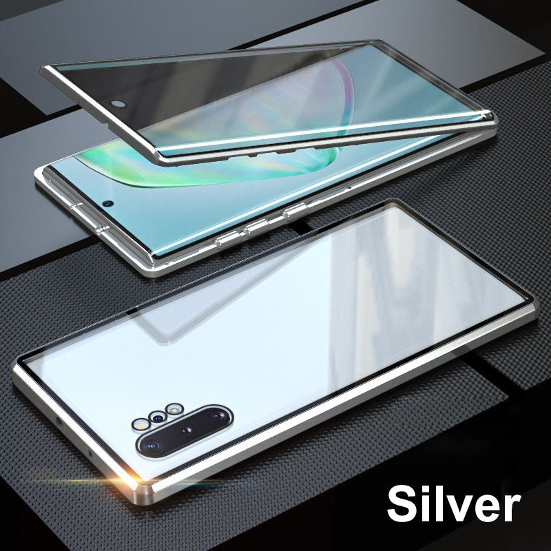 📱"Supports fingerprint unlock👆🔓Magnetic phone case with privacy screen for Samsung S21-S25 series