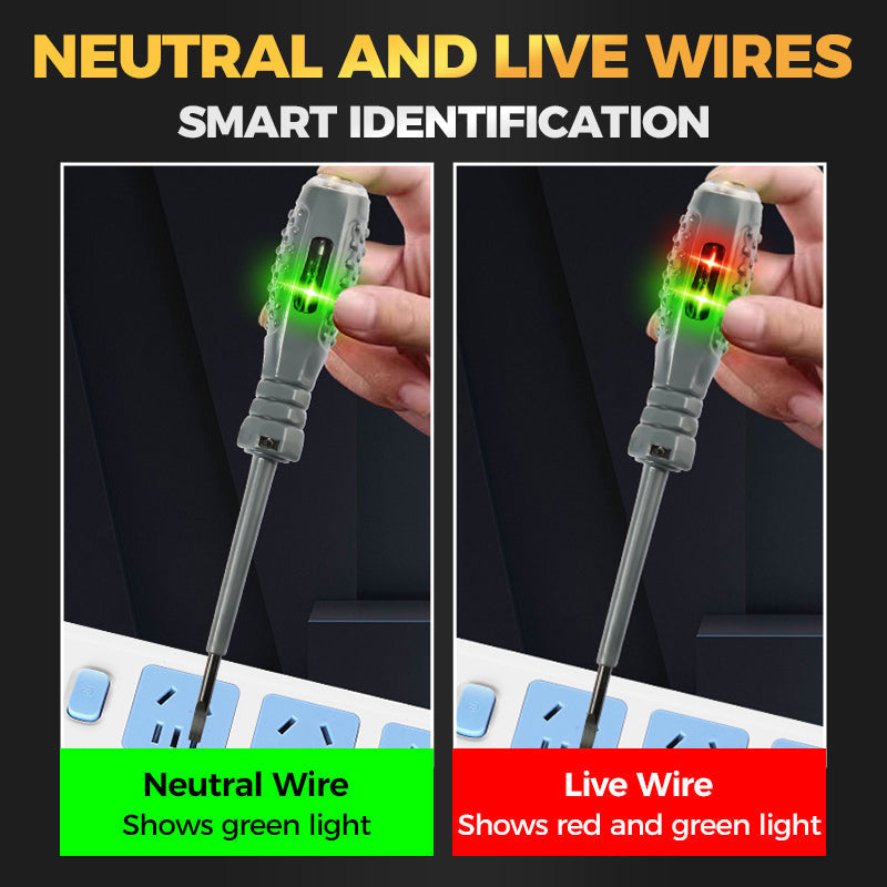 🎅Christmas Pre-sale🎁2-in-1  High Torque Strong Magnetic Screwdriver Electricity Detector