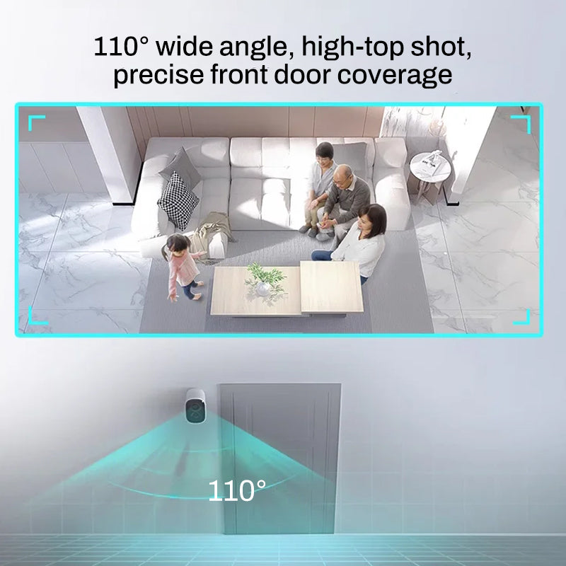 ✨Wireless night vision camera – Smart security around the clock