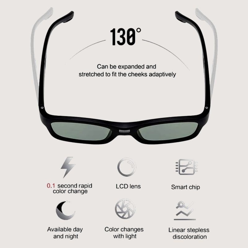 🌟 New Arrival 60%OFF⚡ - 🕶️Smart Photochromic Polarized Sunglasses