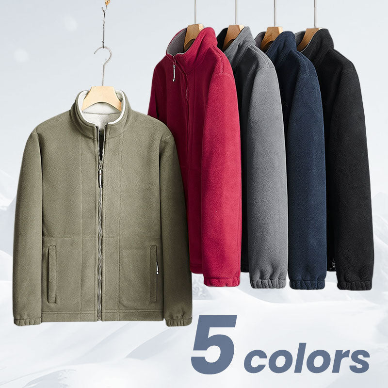 🔥Winter Hot Sale🔥Free Shipping - Men's Double Face Fleece Jacket (70% OFF)
