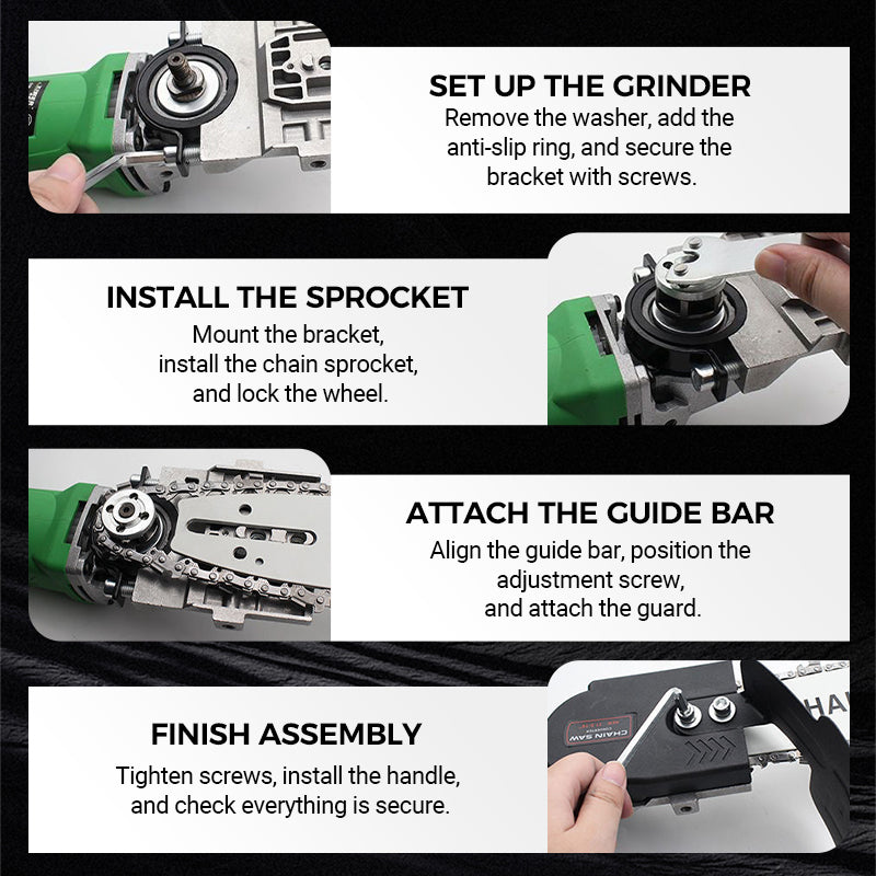 🪚Electric Chain Saw Converter for Angle Grinder