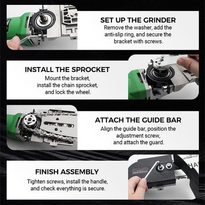🪚Electric Chain Saw Converter for Angle Grinder