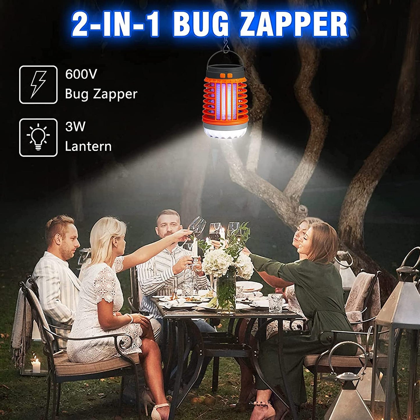 ⏳Limited time 50% Off💥Mosquito and Bug Killer Lamp For Indoor & Outdoor Camping