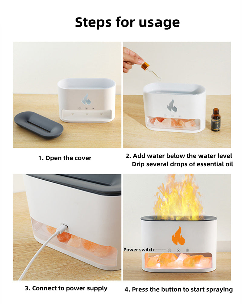 🔥Hot Sale 80% OFF🔥Salt Flame Diffuser