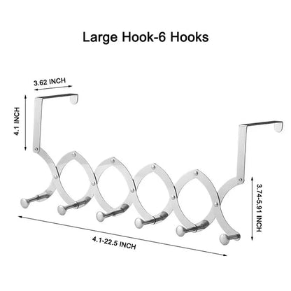 🏠Home Essential💝Adjustable Foldable Door Hook Hanger