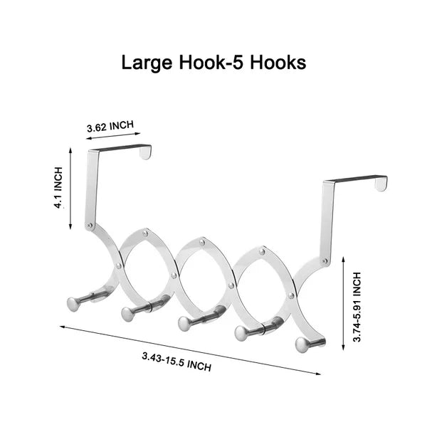 🏠Home Essential💝Adjustable Foldable Door Hook Hanger