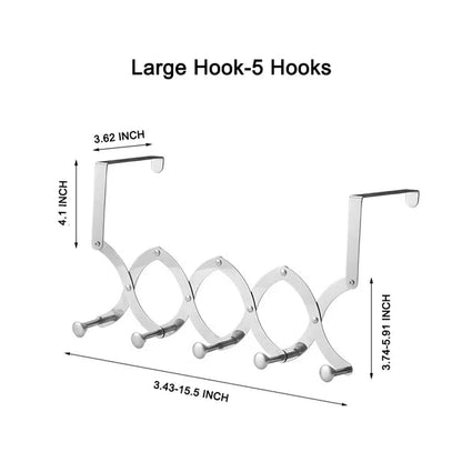 🏠Home Essential💝Adjustable Foldable Door Hook Hanger