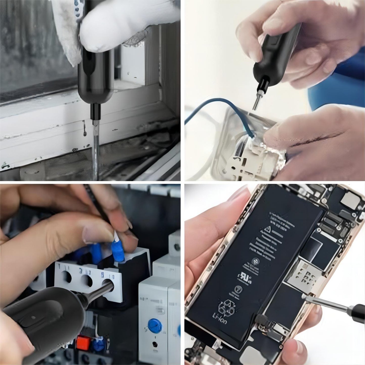 🔥Hot Sale 🎄3.6V Rechargeable Electric Screwdriver Kit（50% OFF）