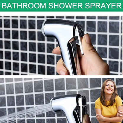 ✨Quality Upgrade✨1/2 Inch Handheld High Pressure Sprayer, Clean All Stains In The Bathroom