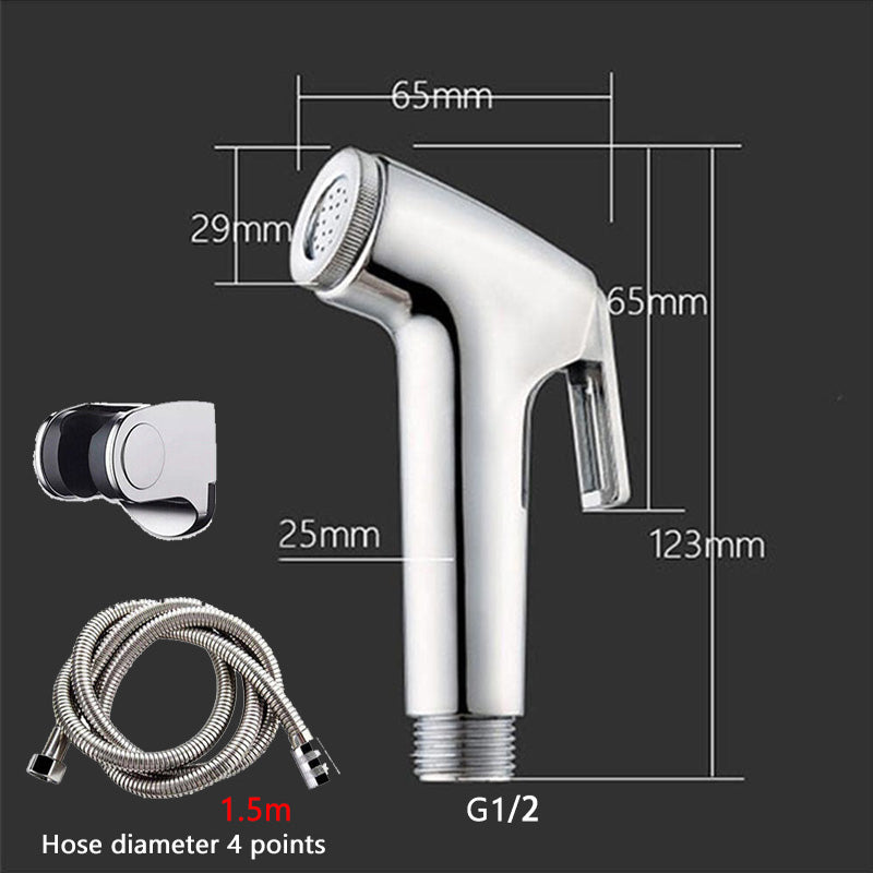 ✨Quality Upgrade✨1/2 Inch Handheld High Pressure Sprayer, Clean All Stains In The Bathroom