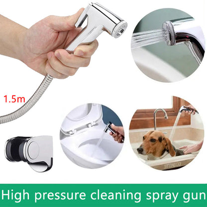 ✨Quality Upgrade✨1/2 Inch Handheld High Pressure Sprayer, Clean All Stains In The Bathroom