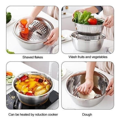 🔥Hot Sale 49% OFF🔥Germany Multifunctional stainless steel basin(💥 FREE SHIPPING💥)