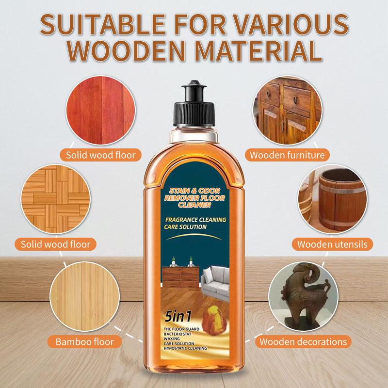 ✨Floor cleaner, dual-action stain and odor remover, protects natural floor surfaces