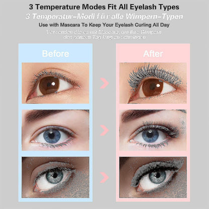 🔥Hot Sales🌟Heated Eyelash Curler for Long-lasting Natural Curling