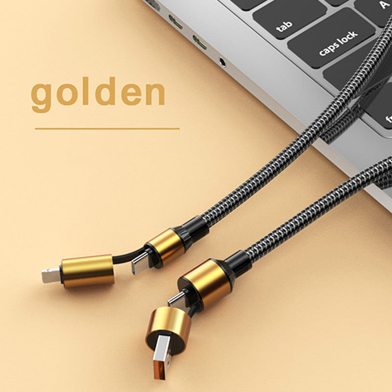 100W Fast Charging 4-in-1 Cable Type-C to Lightning（BUY 2 GET 1 FREE）