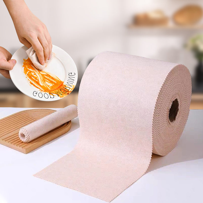 🏠🚿Kitchen Magic Tool: Thickened Loofah Dishwashing Cloth, Zero Oil Residue!（50% OFF）🏠🚿