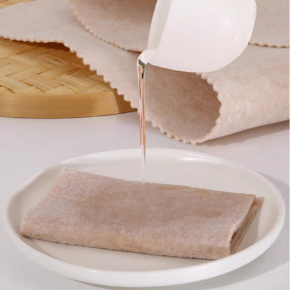 🏠🚿Kitchen Magic Tool: Thickened Loofah Dishwashing Cloth, Zero Oil Residue!（50% OFF）🏠🚿