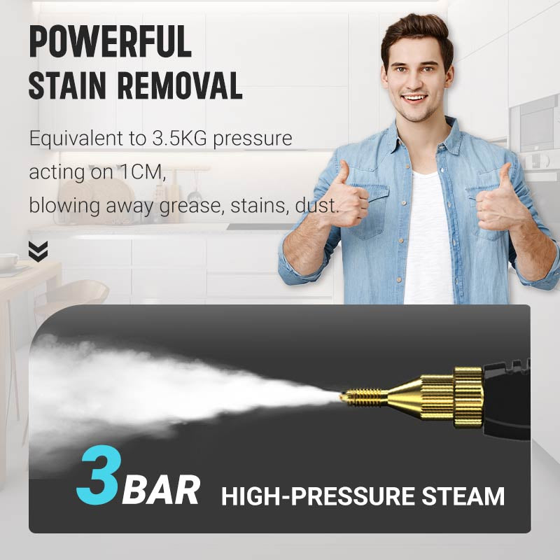 🔥Hot Sale🔥2500W Handheld High-Temperature Pressurized Steam Cleaner