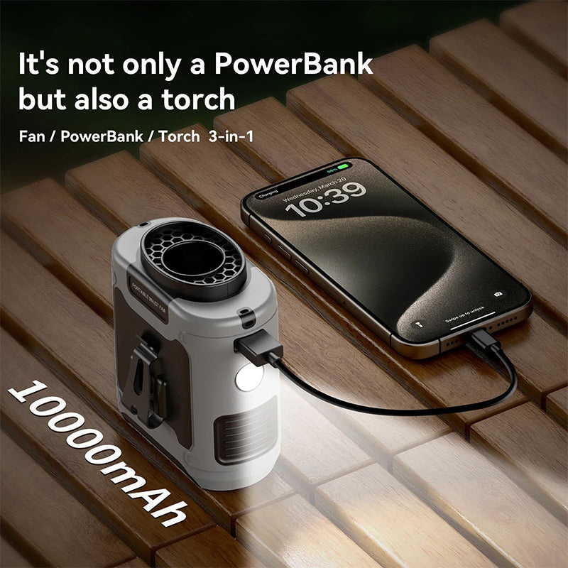 🔥Summer Hot Sale🔥Multi-Functional Powerful Anti-Drop Waist Clip Fan