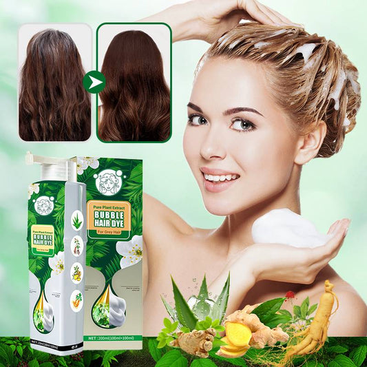 Pure Plant Extract Bubble Hair Dye For Gray Hair🔥Limited time buy more get more free offer🔥