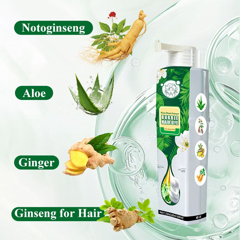 Pure Plant Extract Bubble Hair Dye For Gray Hair🔥Limited time buy more get more free offer🔥