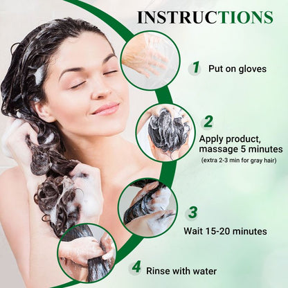 Pure Plant Extract Bubble Hair Dye For Gray Hair🔥Limited time buy more get more free offer🔥