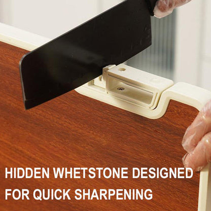 🔥HOT SALE🔥Double Sided Antibacterial Cutting Board with Stand