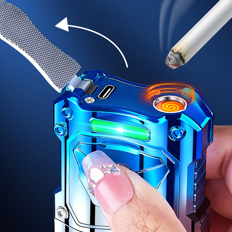 🔥Hot Sale 80% OFF🔥Portable Rechargeable Razor With Ignition & Tri-Color Lights