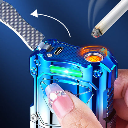 🔥Hot Sale 80% OFF🔥Portable Rechargeable Razor With Ignition & Tri-Color Lights