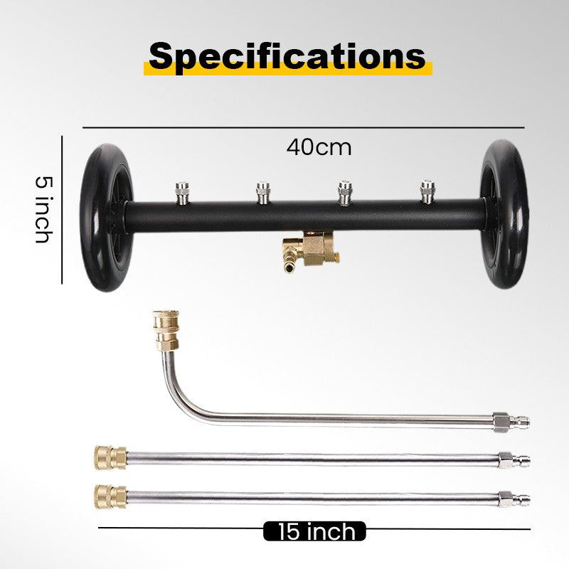 💥Hot Sale🍃Undercarriage Pressure Cleaner Water Broom