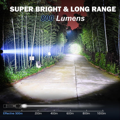 💥LAST DAY SALE 50% OFF💥Outdoor lighting white laser flashlight with cob warning side work light