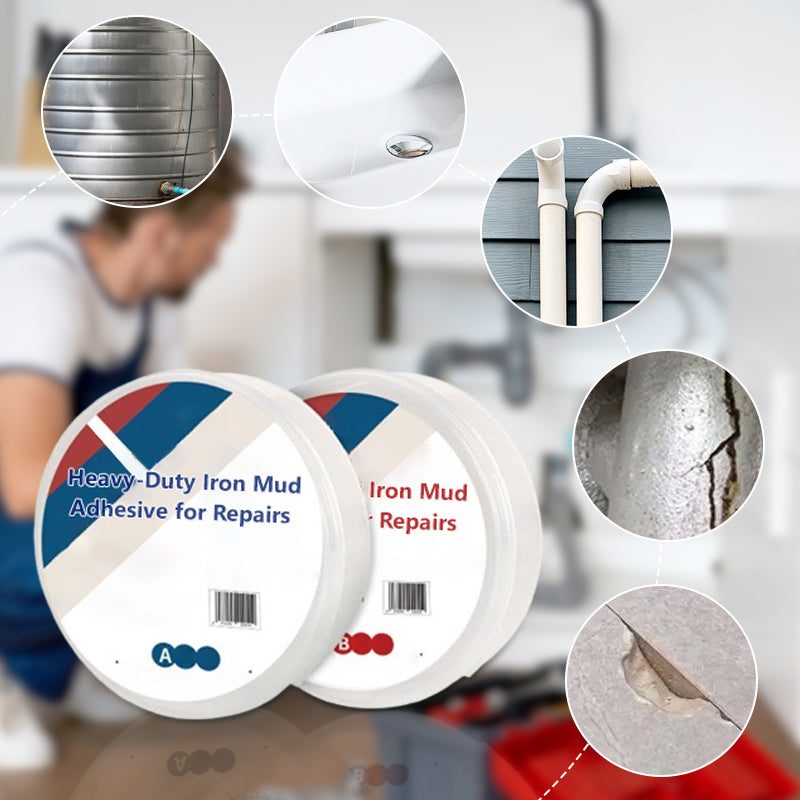 🎅Christmas Sale🎁Heavy-Duty Iron Mud Adhesive for Repairs
