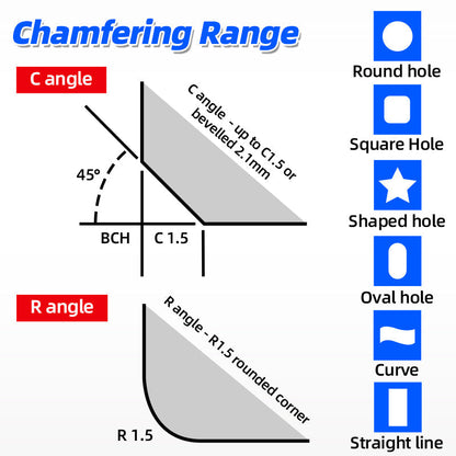 💥Limited Time 50% OFF🔥Chamfering Mini Deburring Metal 30000rpm Circular Edge