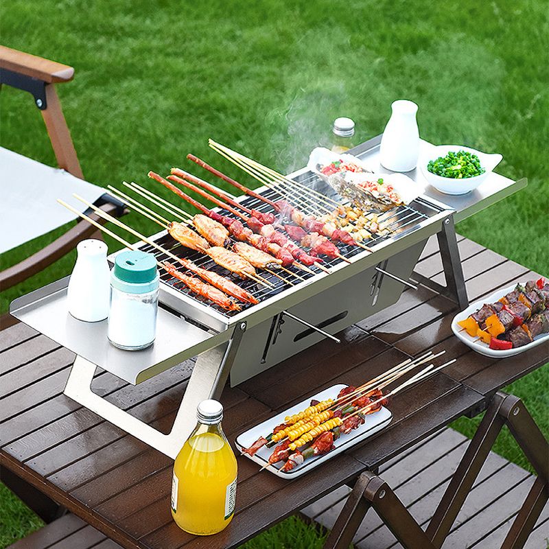 🔥Hot Sale 50% 0FF🔥Stainless Steel Folding Outdoor Barbecue（The more you buy, the higher the discount）