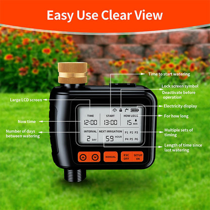 ⏳Time-limited Special⌛Large LCD Display Water Timer for Garden House